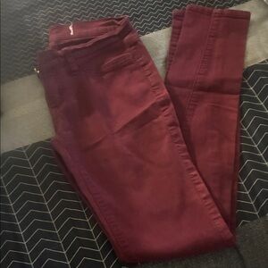 RSQ Deep Red Denim Pants